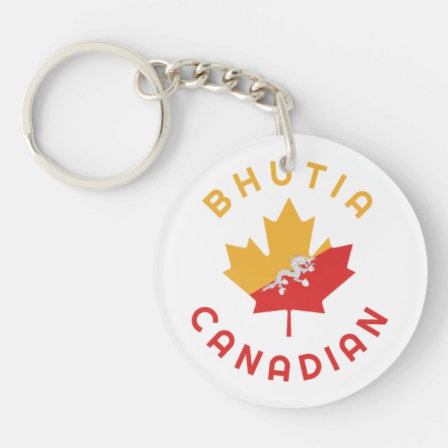 Canadian Bhutia  Roots Key Ring (Front)
