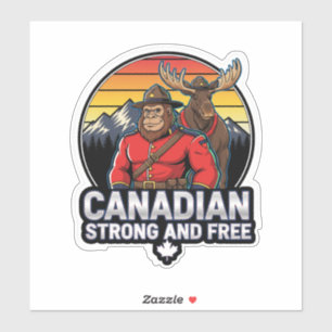 Canadian Bigfoot Strong And Free