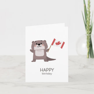 Canadian Birthday Card – Happy Birthday