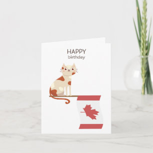 Canadian Birthday Card – Happy Birthday