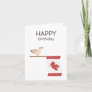 Canadian Birthday Card – Happy Birthday