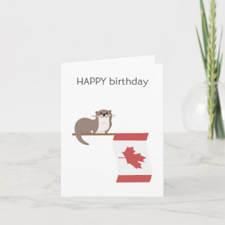 Canadian Birthday Card – Happy Birthday