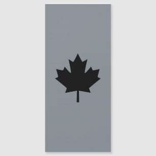 Canadian Black Maple Leaf Decor