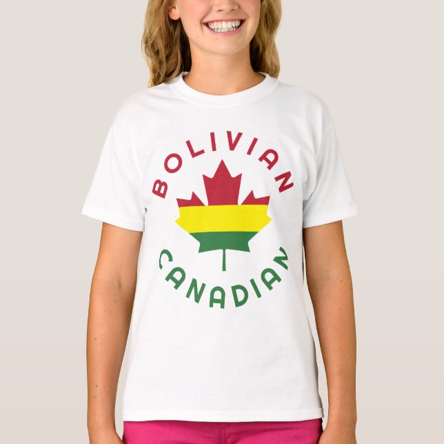 Canadian Bolivian  Roots T-Shirt (Front)