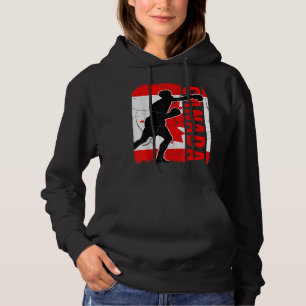 Canadian Boxing Team Canada Flag Boxing Gloves Hoodie