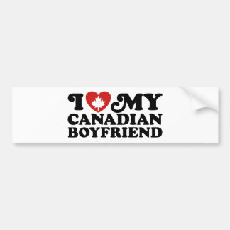 Canadian Boyfriend Bumper Sticker