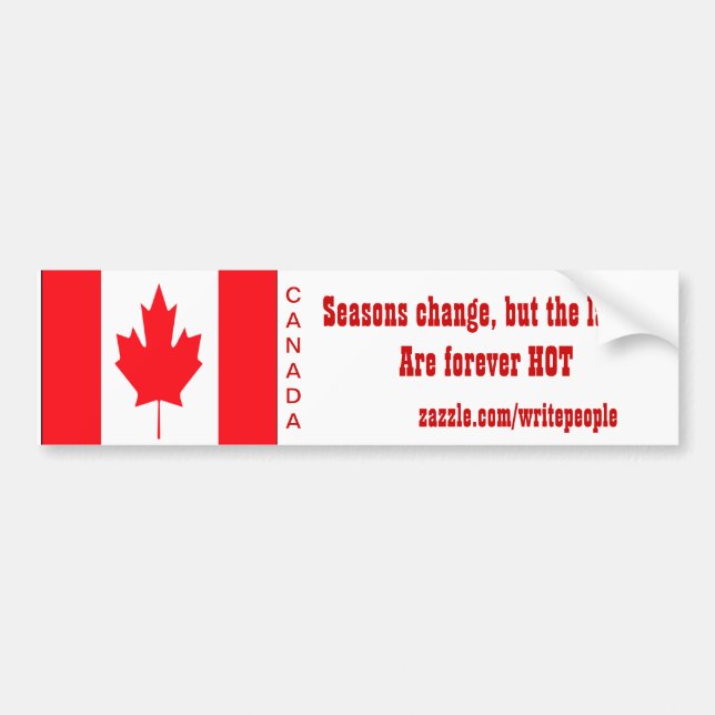 canadian bumper stickers (Front)