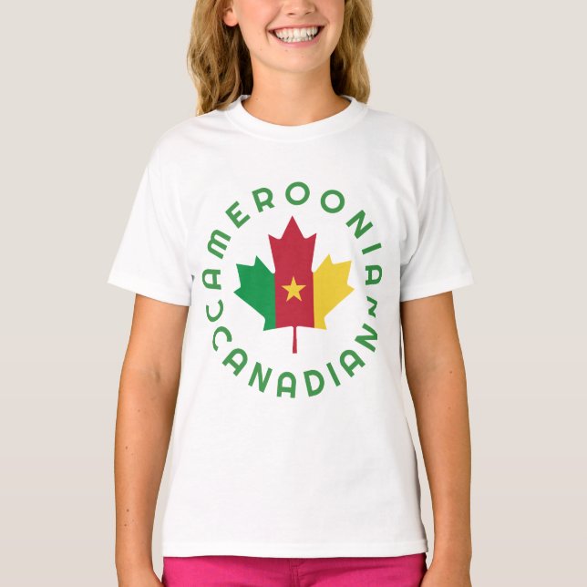 Canadian Cameroonian  Roots T-Shirt (Front)