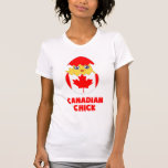 Canadian Chick, a Girl From Canada T-Shirt<br><div class="desc"></div>