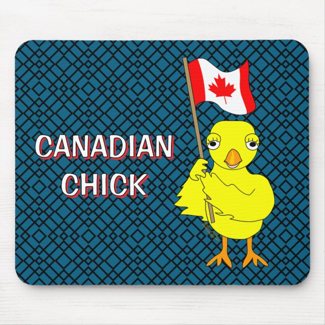 Canadian Chick Mouse Mat (Front)