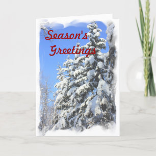 Canadian Christmas Greeting Holiday Card