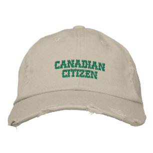 Canadian Citizen Embroidered Hat