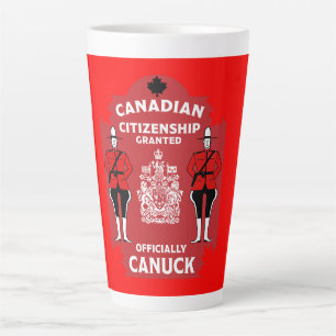 Canadian Citizenship Celebration Gift Latte Mug