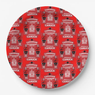 Canadian Citizenship Celebration Gift Paper Plate