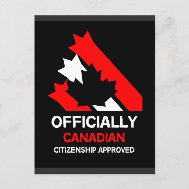 Canadian Citizenship Celebration Postcard (Front)