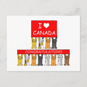 Canadian Citizenship Congratulations  Postcard