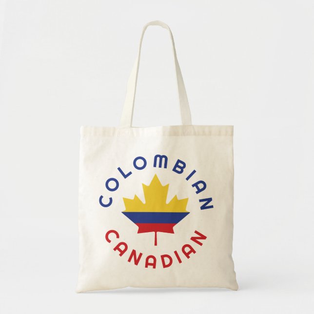 Canadian Colombian  Roots Tote Bag (Front)