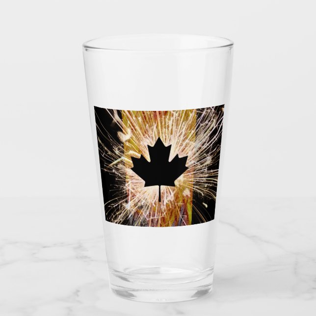 Canadian Construction Flag Glass (Front)