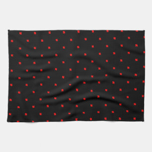 Canadian Cottage Maple Leaf Tea Towel