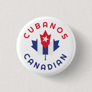 Canadian Cubanos Roots 3 Cm Round Badge
