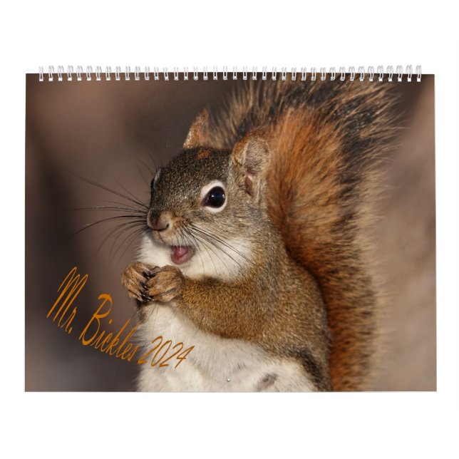Canadian dates 2024, Large, Mr. Bickles wall Calendar (Cover)