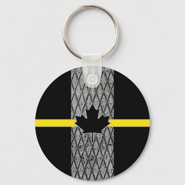 Canadian Dispatcher Flag Key Ring (Front)