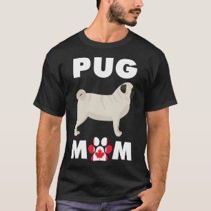 Canadian Dog Pug Mum Essential T-Shirt 1004