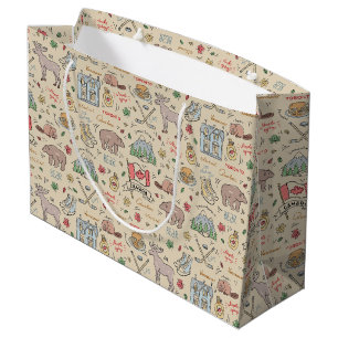 Canadian Doodles Large Gift Bag