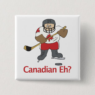 Canadian Eh? 15 Cm Square Badge