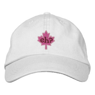 Canadian Eh? Embroidery Maple Leaf Embroidered Hat