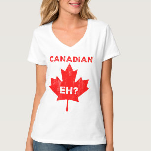 Canadian Eh? Maple Leaf T-Shirt