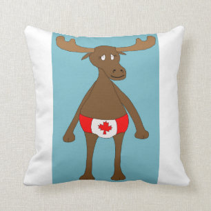 Canadian, Eh? Moose Cushion
