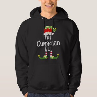 Canadian Elf Group Christmas Pajama Party Hoodie