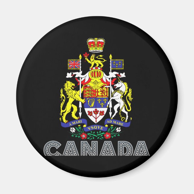 Canadian Emblem Magnet (Front)