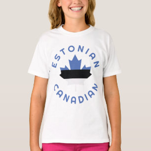 Canadian Estonian  Roots  T-Shirt