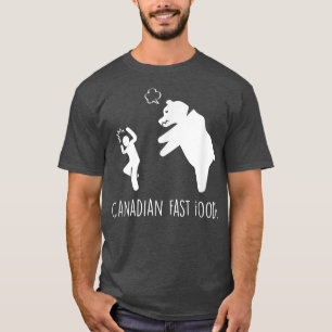 Canadian Fast Food Bear Hunting Camping Campers 12 T-Shirt