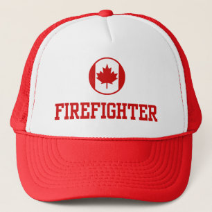 Canadian Firefighter Trucker Hat