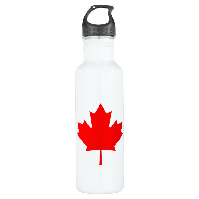 Canadian Flag 710 Ml Water Bottle (Front)