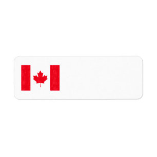 CANADIAN FLAG Address Labels