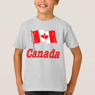Canadian Flag and Text T-Shirt