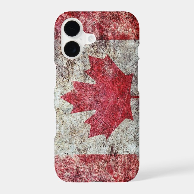 Canadian Flag Art iPhone Case Mate Patriotic Phone (Back)