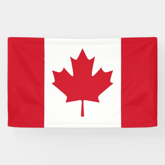 Canadian Flag Banner (Horizontal)