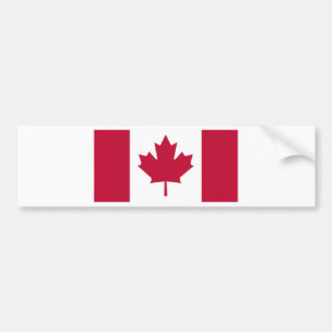 Canadian Flag Bumper Sticker