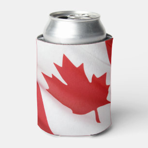 Canadian flag can cooler