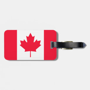 Canadian Flag - Canada Maple Leaf - Luggage ID Tag
