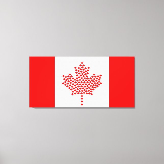 Canadian Flag Canvas Print (Front)