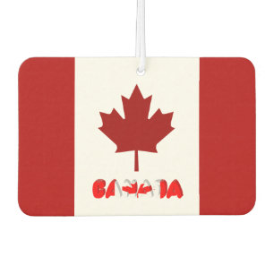 Canadian flag car air freshener