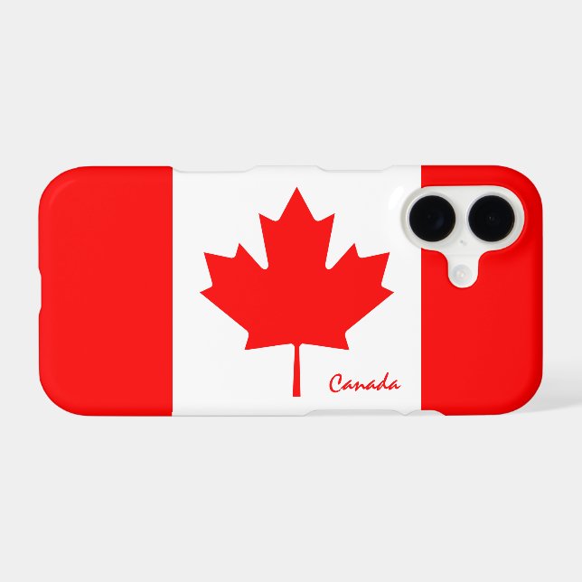 Canadian Flag Case, Canada fashion / sports (Back (Horizontal))