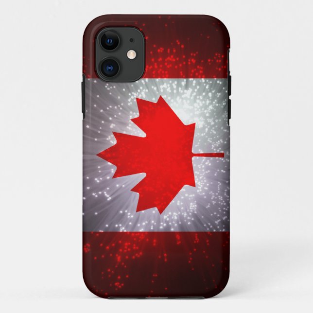 Canadian Flag Case-Mate iPhone Case (Back)