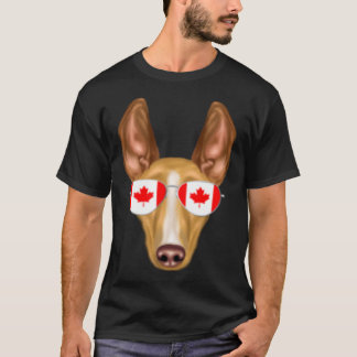 Canadian Flag Cirnechi dellu2019Etna Dog Canada Po T-Shirt